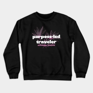 Traveler, travel, traveling, tourist, tourism Crewneck Sweatshirt